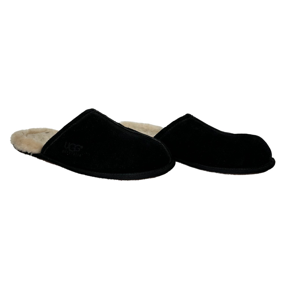 Ugg Black Scuff Mule Slippers Mens size 12
